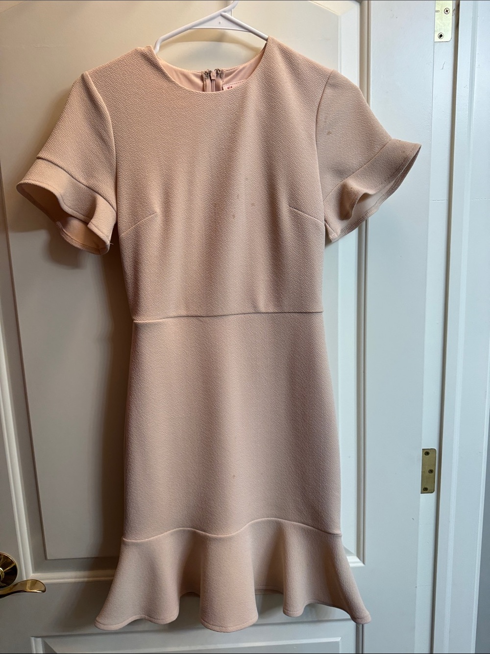Showpo Blush Pink Ruffle-Hem Midi Dress